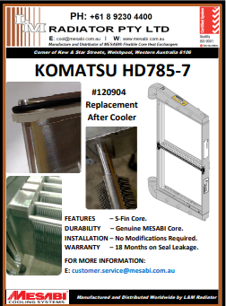Komatsu-HD785-7 Heatcac